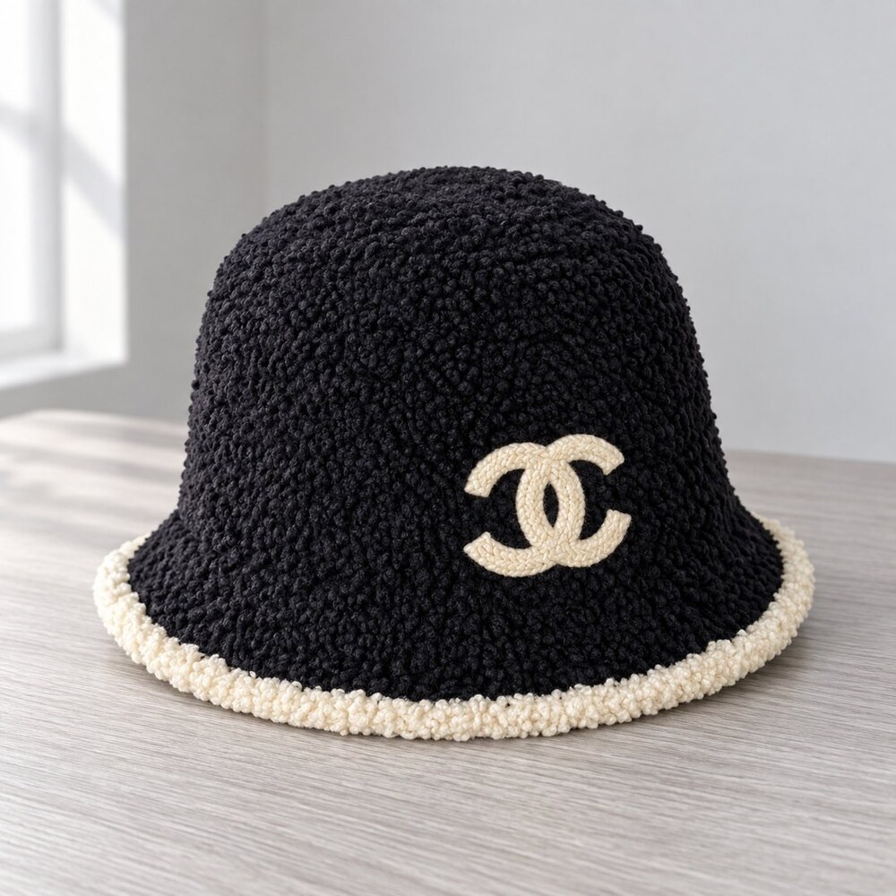 CHANEL Teddy Fleece CC Bucket Hat - Picture 4 of 6